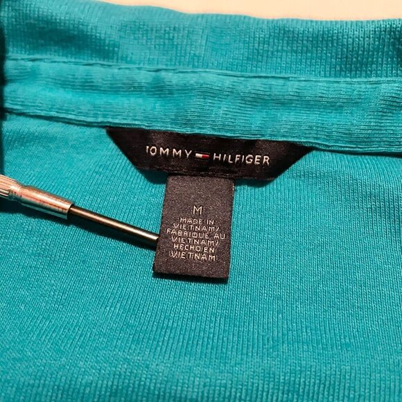 Tommy Hilfiger Womens Polo Tshirt Size Medium Shirt - Picture 3 of 15